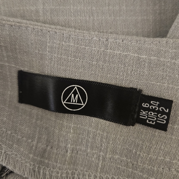 Missguided Light Gray Cropped Trousers - Picture 4 of 7